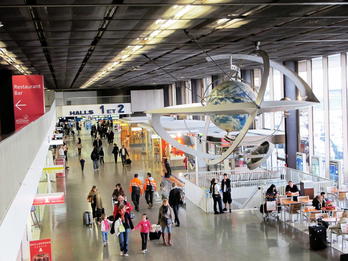 Inside Paris-Orly Airport